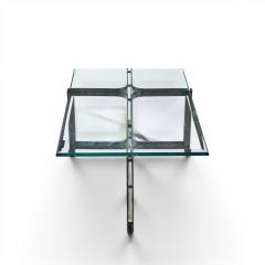  Dunbar Tom Lopinski for Dunbar Mid Century Bronze Rosewood and Glass Coffee Table - 4566872