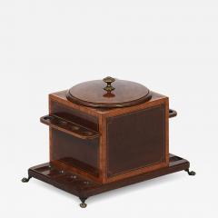  Dunhill 3209 Early 20th Century English Edwardian Humidor and 8 Pipe Stand - 2515816