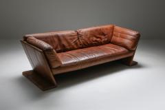  Durlet Leather Sofa by Durlet Belgium 1970s - 1320445