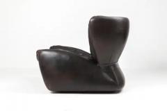  Durlet Pasha Lounge Chairs by Durlet in Dark Chocolate Leather - 3377466