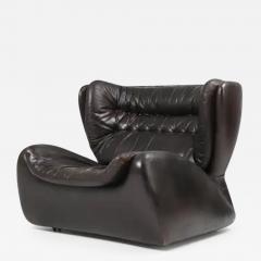  Durlet Pasha Lounge Chairs by Durlet in Dark Chocolate Leather - 3383764