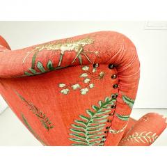  Dux 1950 s Dux Lounge Chair With Vintage Fern Upholstery - 3253088