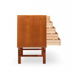  Dux Dux Mid Century Danish Teak Petite Sliding Door Credenza - 4505471