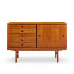  Dux Dux Mid Century Danish Teak Petite Sliding Door Credenza - 4505474