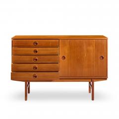  Dux Dux Mid Century Danish Teak Petite Sliding Door Credenza - 4505475