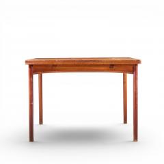  Dux Dux Mid Century Swedish Teak Flip Top Expanding Dining Table - 4679542