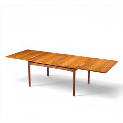  Dux Dux Mid Century Swedish Teak Flip Top Expanding Dining Table - 4679546