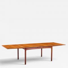  Dux Dux Mid Century Swedish Teak Flip Top Expanding Dining Table - 4680254