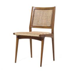  Dux Dux Mid Century Swedish Walnut and Cane Dining Chairs Set of 6 - 3989458