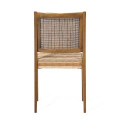  Dux Dux Mid Century Swedish Walnut and Cane Dining Chairs Set of 6 - 3989459