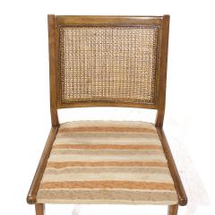  Dux Dux Mid Century Swedish Walnut and Cane Dining Chairs Set of 6 - 3989461