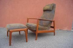  Dux Teak Lounge Chair and Ottoman by Folke Ohlsson for Dux - 893250