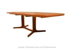  Dyrlund Danish Mid Century Teak Expandable Dining Table - 3574410