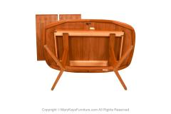  Dyrlund Danish Mid Century Teak Expandable Dining Table - 3574414