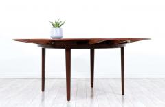  Dyrlund Danish Modern Flip Flap Expanding Rosewood Dining Table by Dyrlund - 2297151
