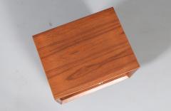  Dyrlund Danish Modern Teak Night Stand w Bookcase by Dyrlund - 4546452