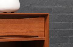  Dyrlund Danish Modern Teak Night Stand w Bookcase by Dyrlund - 4546455