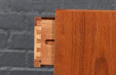  Dyrlund Danish Modern Teak Night Stand w Bookcase by Dyrlund - 4546456