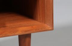  Dyrlund Danish Modern Teak Night Stand w Bookcase by Dyrlund - 4546458