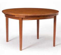  Dyrlund Danish Teak Circular Expanding Flip Flap Dining Table by Dyrlund Furniture - 4774634