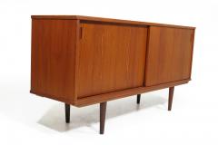  Dyrlund Danish Teak Sideboard With Sliding Doors - 2810357