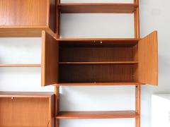  Dyrlund Danish Teak Wall Unit with Desk 1970s - 2140350