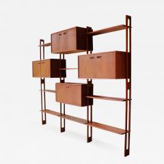  Dyrlund Danish Teak Wall Unit with Desk 1970s - 2144952