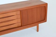  Dyrlund Danish symmetric sideboard in teak Dyrlund Denmark 1960 - 4001489