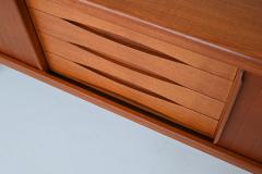  Dyrlund Danish symmetric sideboard in teak Dyrlund Denmark 1960 - 4001491