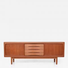  Dyrlund Danish symmetric sideboard in teak Dyrlund Denmark 1960 - 4003770