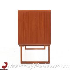  Dyrlund Dyrlund Mid Century Danish Teak Sleigh Leg Credenza - 3692342