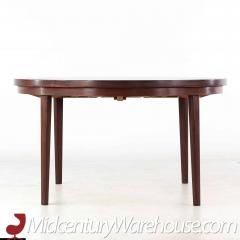  Dyrlund Dyrlund Mid Century Rosewood Lotus Round Expanding Dining Table - 3691399