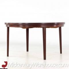  Dyrlund Dyrlund Mid Century Rosewood Lotus Round Expanding Dining Table - 3691400