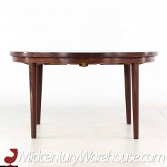  Dyrlund Dyrlund Mid Century Rosewood Lotus Round Expanding Dining Table - 3691401