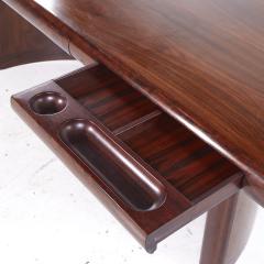  Dyrlund Dyrlund Mid Century Rosewood Skyline Executive Desk - 3831158