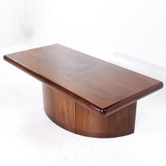  Dyrlund Dyrlund Mid Century Rosewood Skyline Executive Desk - 3831160