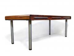  Dyrlund Dyrlund Santos Rosewood Executive Desk with Metal Legs - 2870520