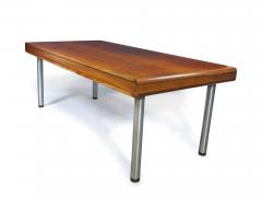  Dyrlund Dyrlund Santos Rosewood Executive Desk with Metal Legs - 2870528
