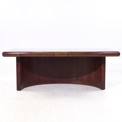  Dyrlund Dyrlund Skyline Mid Century Danish Rosewood Executive Desk - 4036693