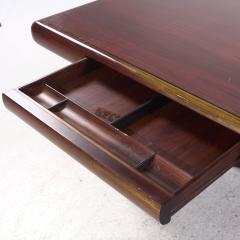  Dyrlund Dyrlund Skyline Mid Century Danish Rosewood Executive Desk - 4036697