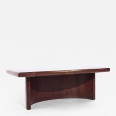  Dyrlund Dyrlund Skyline Mid Century Danish Rosewood Executive Desk - 4040562