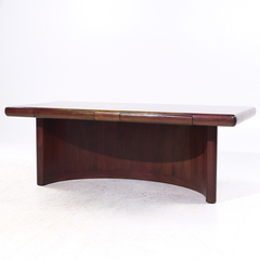  Dyrlund Dyrlund Skyline Mid Century Danish Rosewood Executive Desk - 4703264