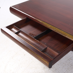  Dyrlund Dyrlund Skyline Mid Century Danish Rosewood Executive Desk - 4703266