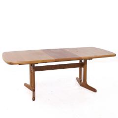  Dyrlund Dyrlund Style MCM Danish Teak Hidden Leaf Expanding Dining Table with 2 Leaves - 4310595