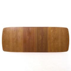  Dyrlund Dyrlund Style MCM Danish Teak Hidden Leaf Expanding Dining Table with 2 Leaves - 4310600