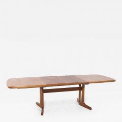  Dyrlund Dyrlund Style MCM Danish Teak Hidden Leaf Expanding Dining Table with 2 Leaves - 4311075