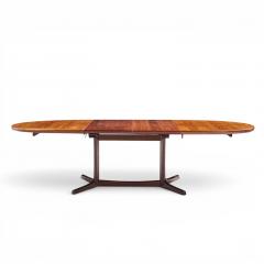  Dyrlund Dyrlund Style Mid Century Danish Rosewood Expanding Dining Table With 2 Leaves - 4650809