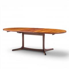 Dyrlund Dyrlund Style Mid Century Danish Rosewood Expanding Dining Table With 2 Leaves - 4650816