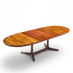  Dyrlund Dyrlund Style Mid Century Danish Rosewood Expanding Dining Table With 2 Leaves - 4650819