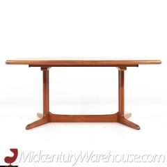  Dyrlund Dyrlund Style Mid Century Danish Teak Expanding Dining Table with 2 Leaves - 3691392